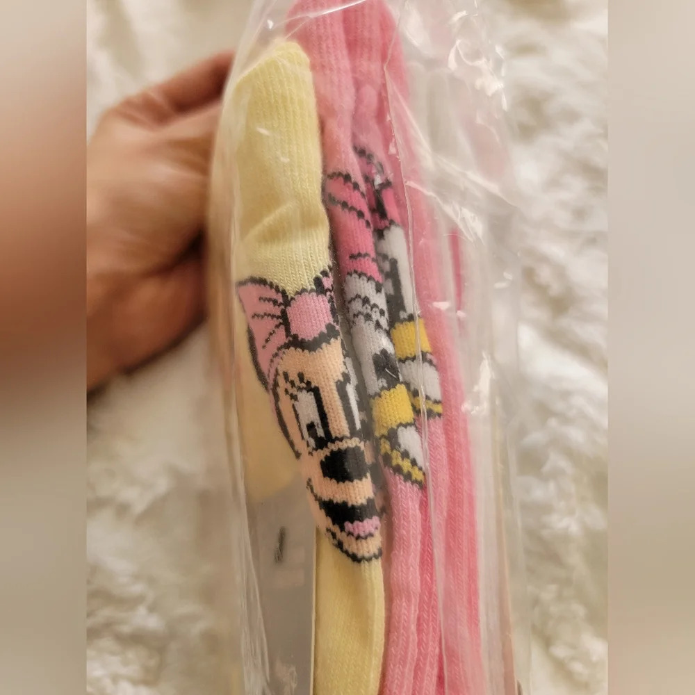 Disney X Adidas Minnie & Daisy Socks 3 Pairs NWT - Picture 8 of 9